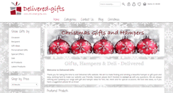 Desktop Screenshot of delivered-gifts.com