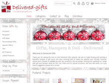 Tablet Screenshot of delivered-gifts.com